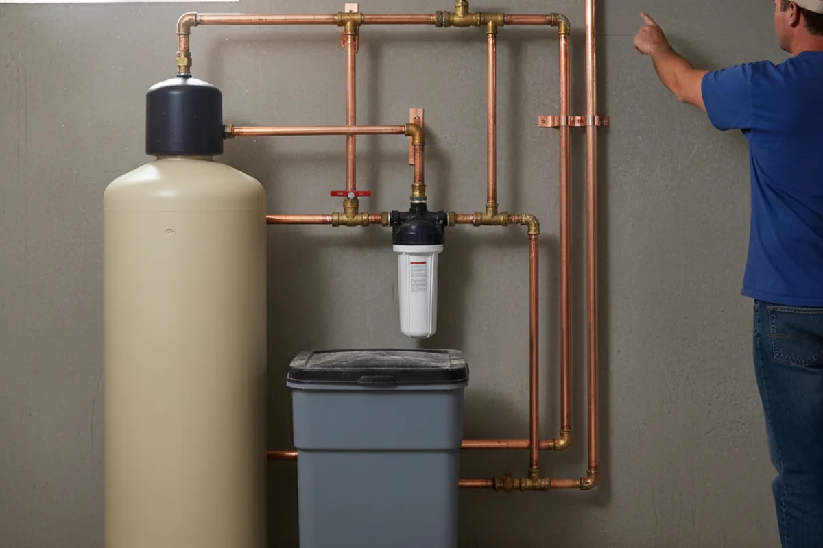 Whole-house water treatment system installed in Thomas